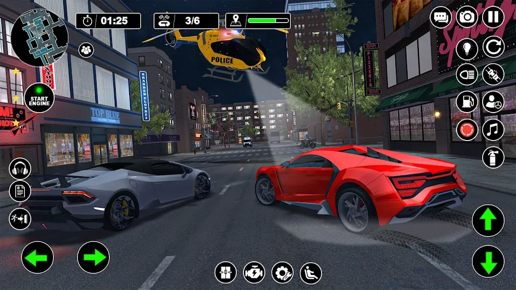 Скачать Police Helicopter Chase Game на Android — Много денег — скриншот 3
