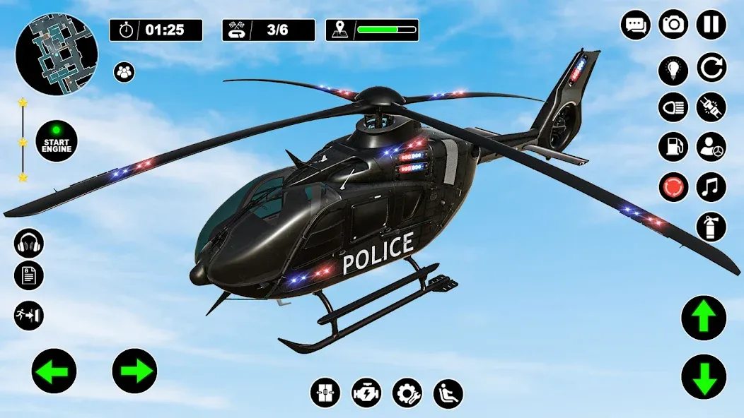 Скачать Police Helicopter Chase Game на Android — Много денег — скриншот 5