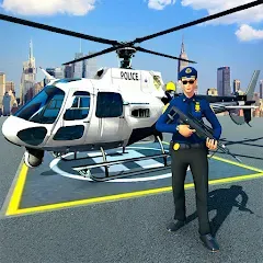 Скачать Police Helicopter Chase Game на Android — Много денег