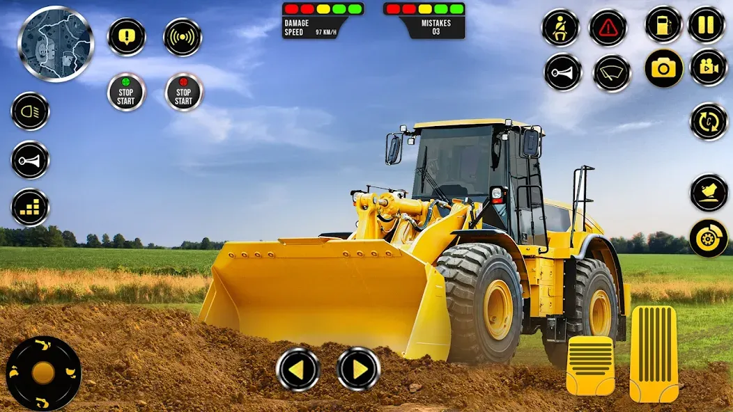 Скачать Construction Machine Real JCB (Мод: Много денег) на Андроид — скриншот 2