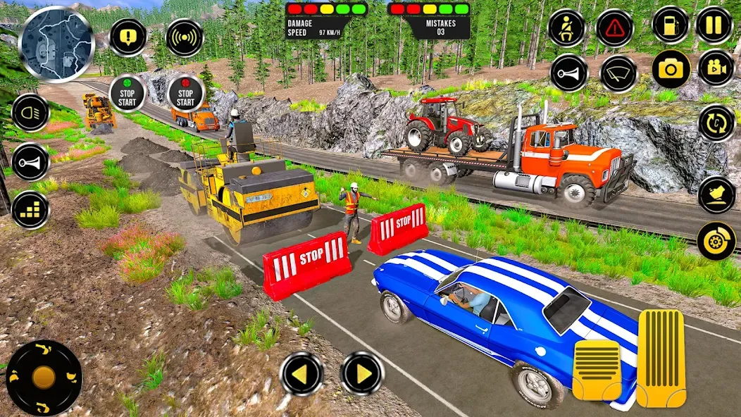 Скачать Construction Machine Real JCB (Мод: Много денег) на Андроид — скриншот 4