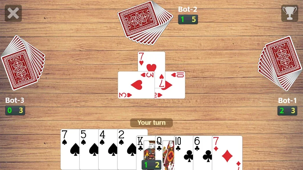 Callbreak League - Card Game на Андроид — Мод Много денег — скриншот 2