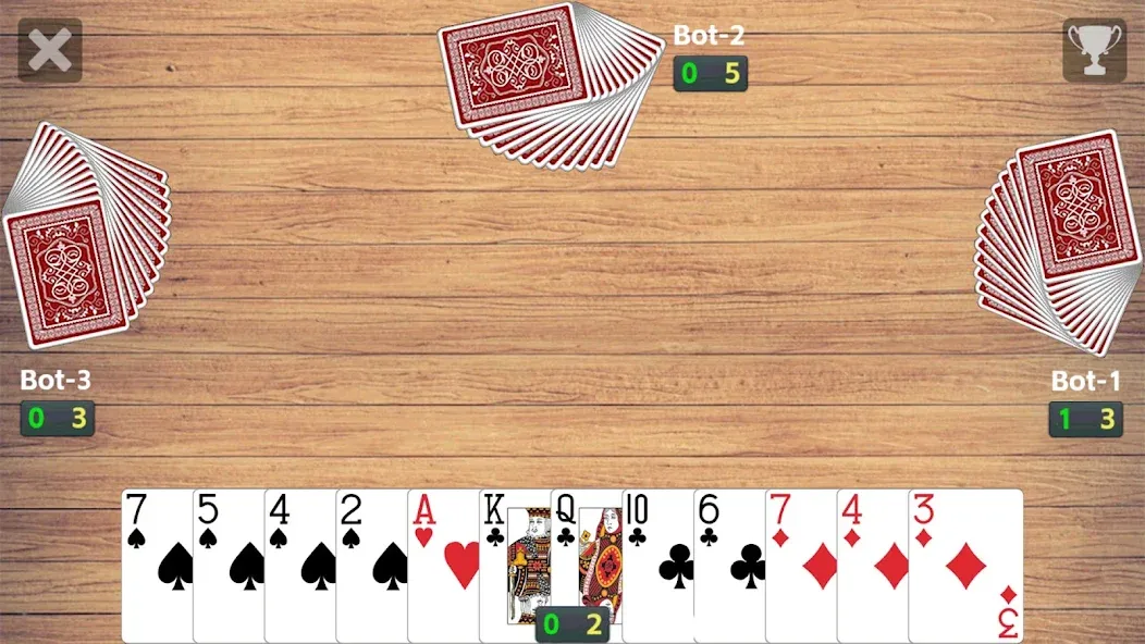 Callbreak League - Card Game на Андроид — Мод Много денег — скриншот 3