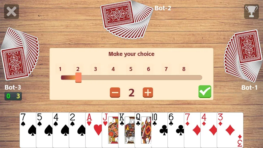 Callbreak League - Card Game на Андроид — Мод Много денег — скриншот 4