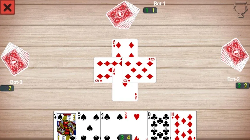 Callbreak Master - Card Game (Мод Все разблокировано) — скриншот 4