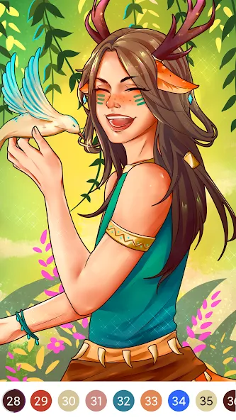 Взлом Color.Me: Coloring Puzzle — Все цвета разблокированы — скриншот 1 Взлом Color.Me: Coloring Puzzle — Все цвета разблокированы — скриншот 1