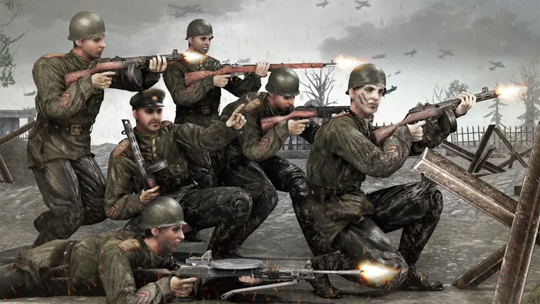 Medal of War – WW2 Games 2024 — Мод: Много денег — скриншот 2