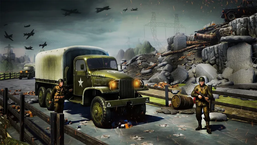 Medal of War – WW2 Games 2024 — Мод: Много денег — скриншот 5