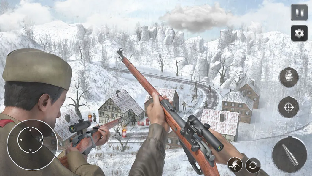 Скачать Call Of Courage : WW2 Shooting MOD APK — Много денег — скриншот 4