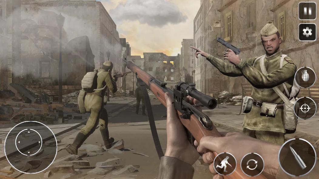 Скачать Call Of Courage : WW2 Shooting MOD APK — Много денег — скриншот 5