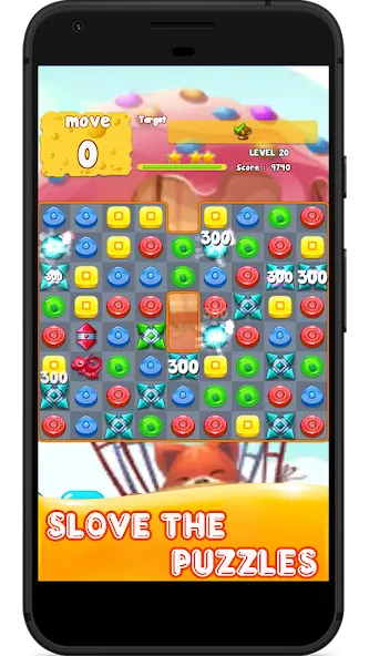 Candy 2024-Candy Match 3 Game MOD APK — Много жизней и ходов — скриншот 3