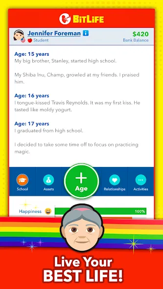 Скачать BitLife - Life Simulator на Android — Много денег и без рекламы — скриншот 4