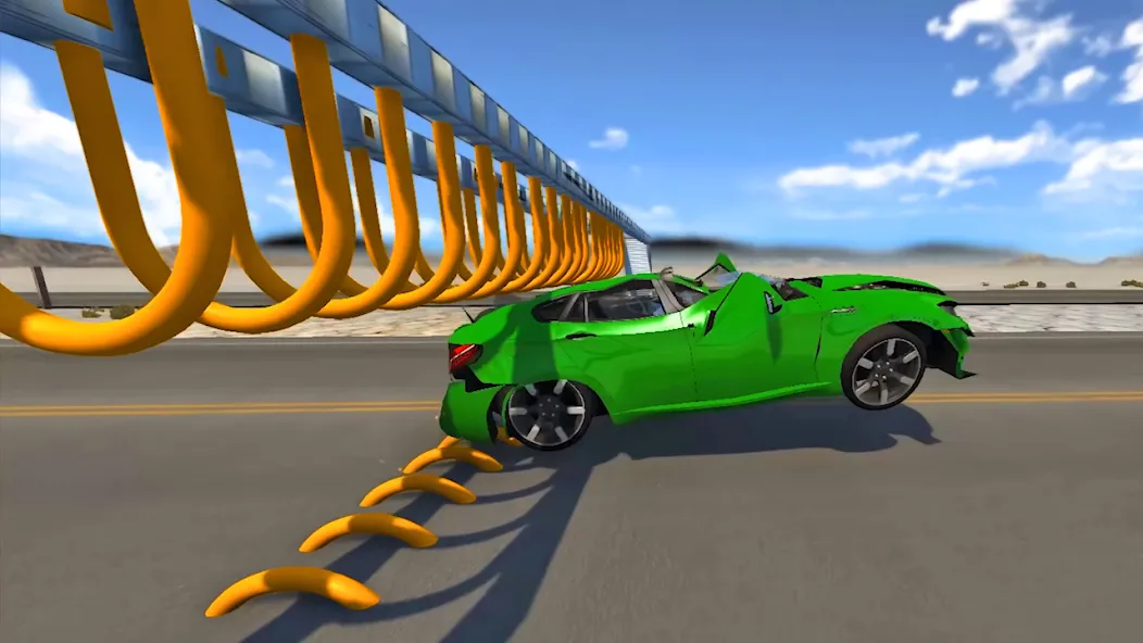 Скачать взлом Beam Drive Road Crash 3D Games на Андроид — Много денег — скриншот 4