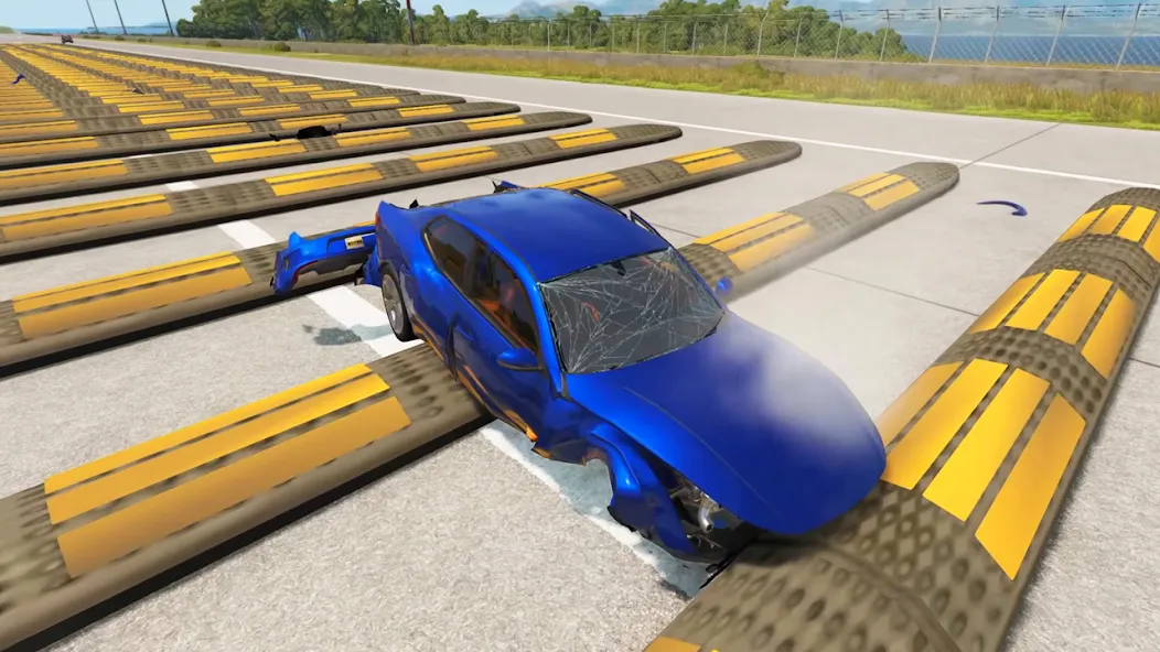 Скачать взлом Beam Drive Road Crash 3D Games на Андроид — Много денег — скриншот 5