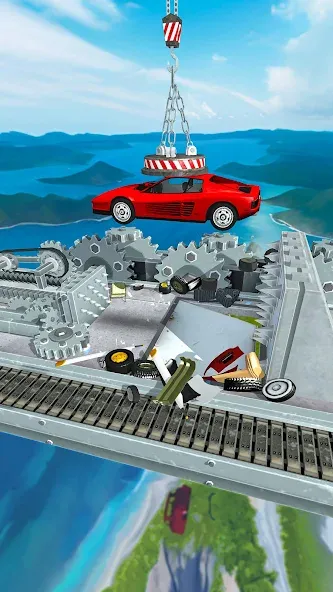 Car Crusher Kingdom (Мод Много денег) — скриншот 1