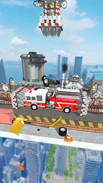 Car Crusher Kingdom (Мод Много денег) — скриншот 3
