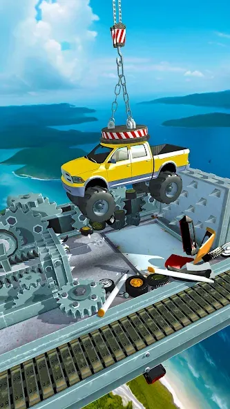 Car Crusher Kingdom (Мод Много денег) — скриншот 5