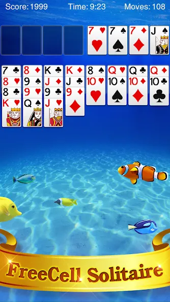 Скачать FreeCell Solitaire на Android — Без рекламы — скриншот 1 Скачать FreeCell Solitaire на Android — Без рекламы — скриншот 1