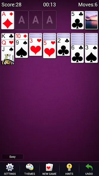 Скачать взломанную Solitaire -Klondike Card Games — Много золота и без рекламы — скриншот 3