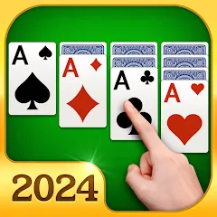 Скачать взломанную Solitaire -Klondike Card Games — Много золота и без рекламы