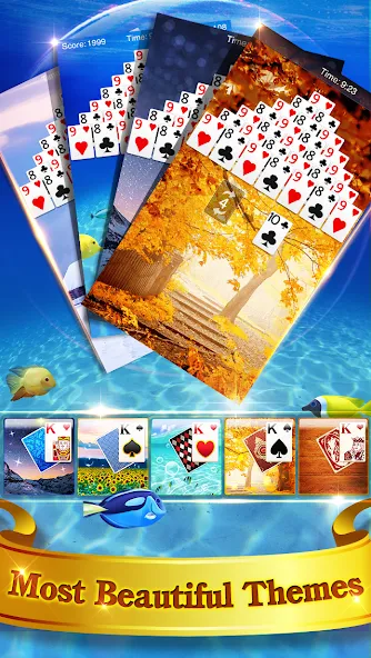 Pyramid Solitaire — Бесконечные монеты — скриншот 4