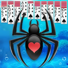 Скачать взлом Spider Solitaire на Андроид — Все стили карт разблокированы