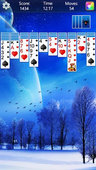 Spider Solitaire Fun — Мод: Все темы открыты — скриншот 5