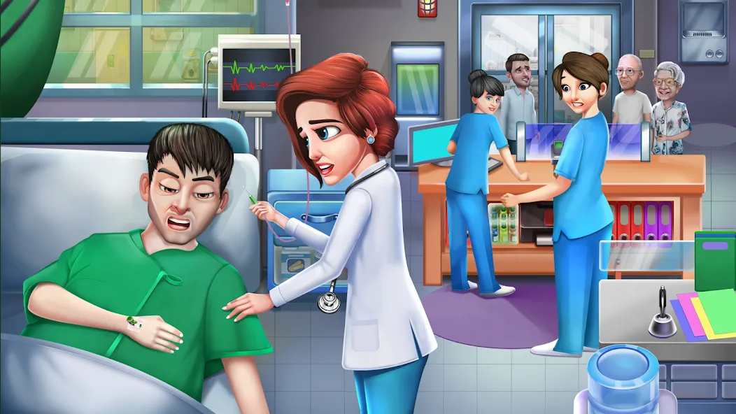 Скачать Doctor Hospital Games Offline (Мод: Много денег) на Андроид — скриншот 1