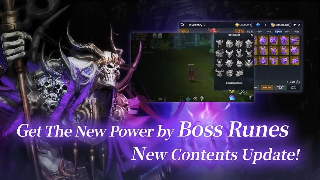 Rebirth Online MOD APK — Много денег и бессмертие — скриншот 2