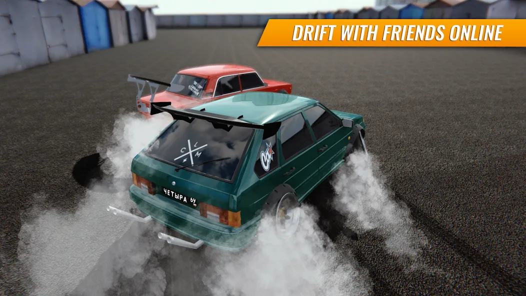 Скачать Russian Car Drift — Последняя версия (Много денег) — скриншот 1