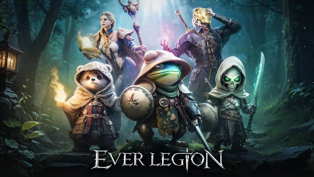 Взломанная Ever Legion на Андроид — Много денег — скриншот 1 Взломанная Ever Legion на Андроид — Много денег — скриншот 1