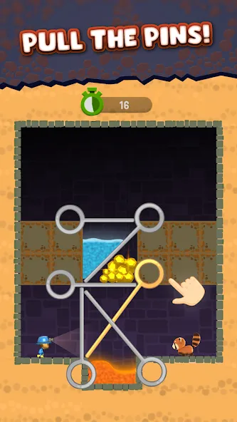 Скачать Mine Rescue: Gold Mining Games — Модификация Много денег — скриншот 2