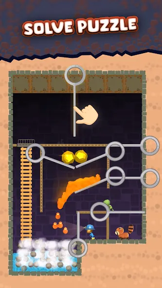Скачать Mine Rescue: Gold Mining Games — Модификация Много денег — скриншот 4