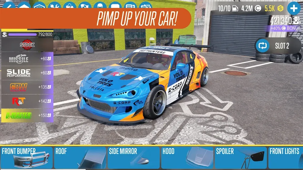 Скачать CarX Drift Racing 2 (Мод: Много денег и золото) на Андроид — скриншот 5