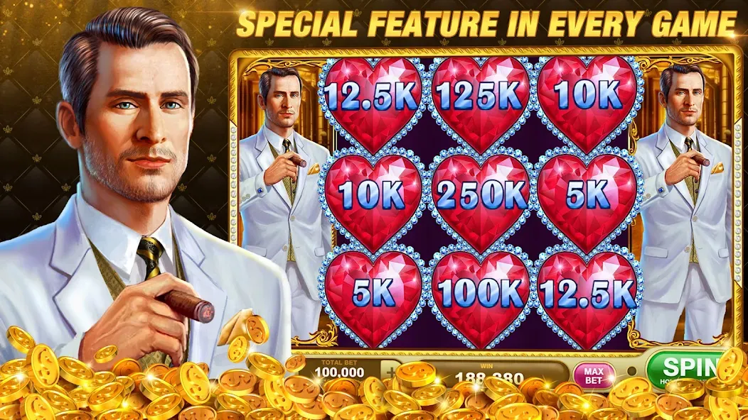 Скачать Slots Rush: Vegas Casino Slots — Много денег — скриншот 1