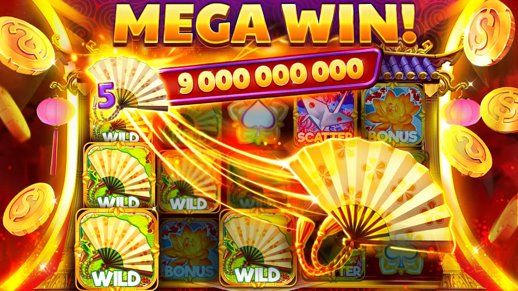 Скачать взлом Slots Crush online casino game на Андроид — Много денег — скриншот 1