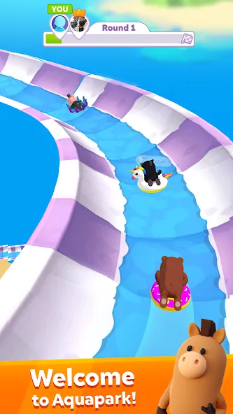 aquapark.io Mod APK Всё разблокировано — Скачать на Андроид — скриншот 1