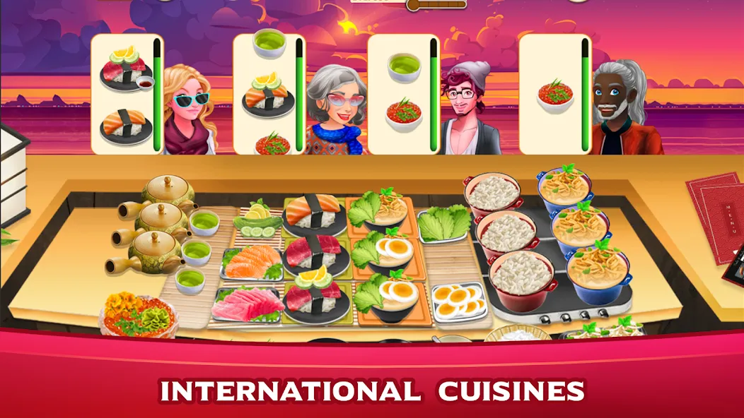 Cooking Mastery: Kitchen games MOD APK — Много денег и энергии — скриншот 5