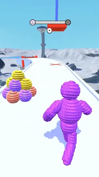 Rope-Man Run Mod APK Много денег — Скачать на Андроид — скриншот 1