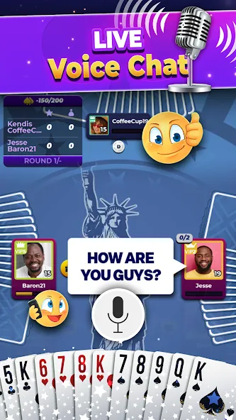 Взломанная VIP Spades - Online Card Game на Андроид — Много золота и без рекламы — скриншот 5