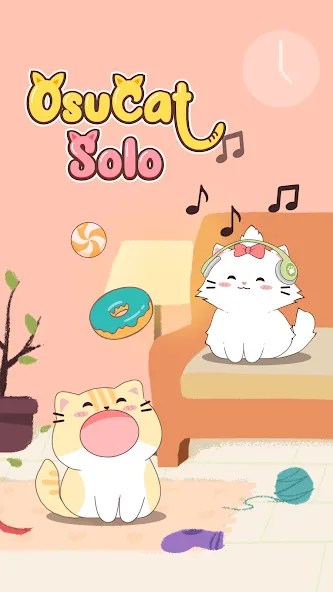 OsuCat Solo: Popcat Duet Music (Мод Много денег) — скриншот 1