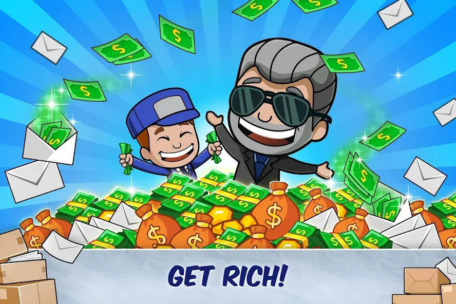 Idle Mail Tycoon на Андроид — Много денег — скриншот 2 Idle Mail Tycoon на Андроид — Много денег — скриншот 2