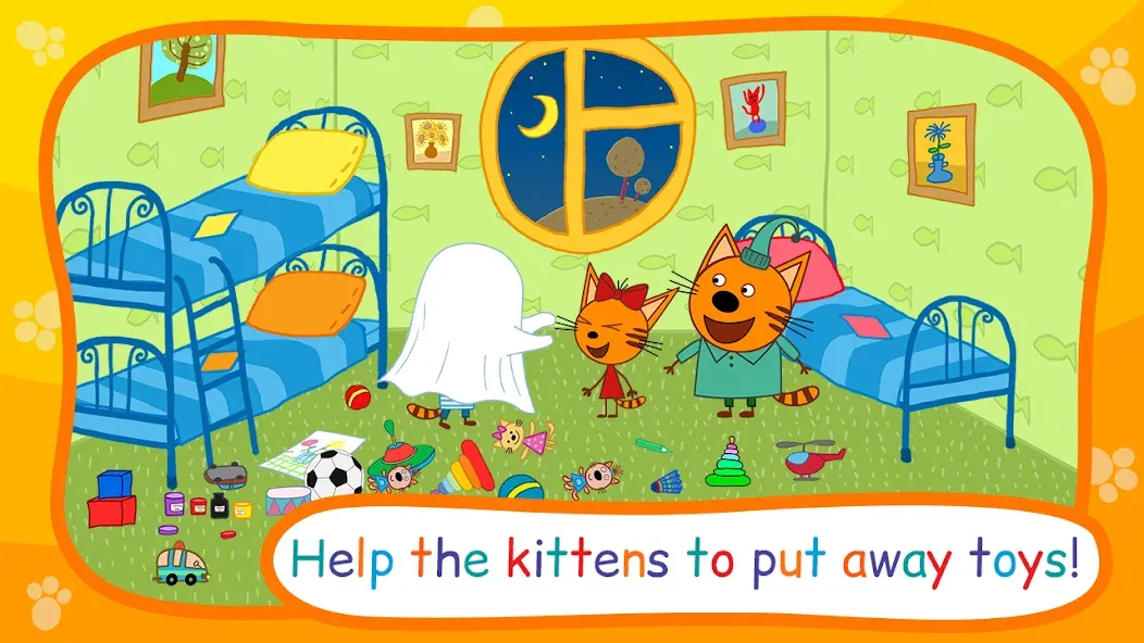 Скачать взлом Kid-E-Cats: Bedtime Stories на Андроид — Все открыто — скриншот 1
