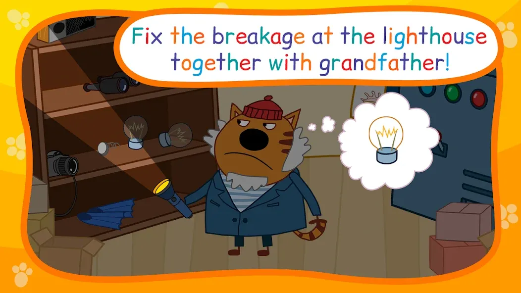 Скачать взлом Kid-E-Cats: Bedtime Stories на Андроид — Все открыто — скриншот 4