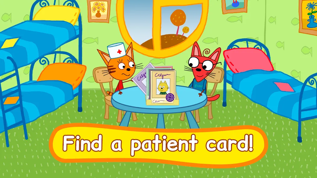 Kid-E-Cats: Animal hospital — Мод: Все открыто — скриншот 1