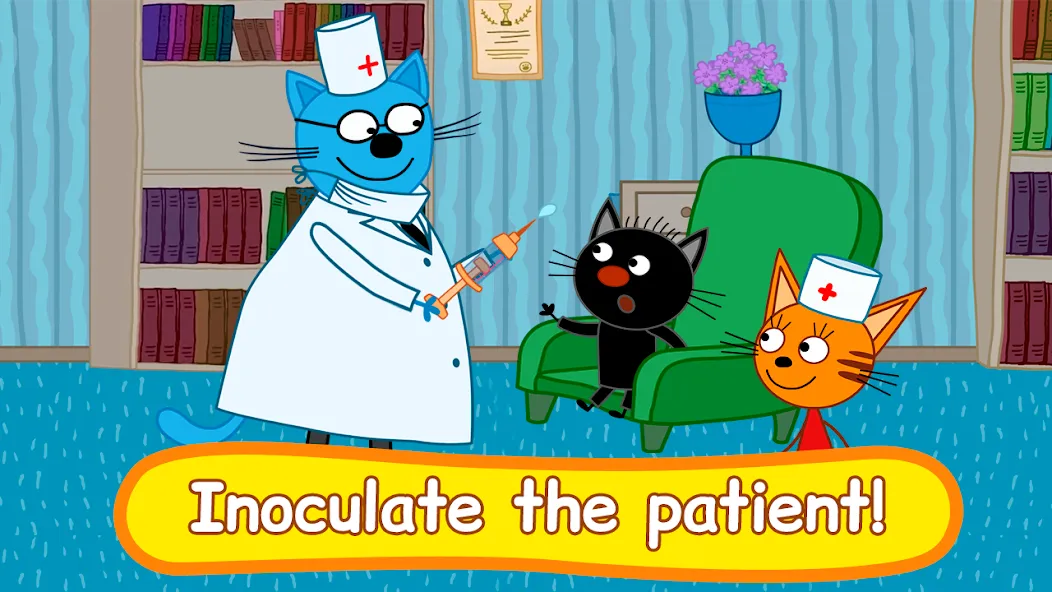 Kid-E-Cats: Animal hospital — Мод: Все открыто — скриншот 5