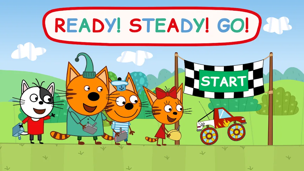 Kid-E-Cats: Kids Monster Truck на Андроид — Мод Все машины открыты и отключена реклама — скриншот 2 Kid-E-Cats: Kids Monster Truck на Андроид — Мод Все машины открыты и отключена реклама — скриншот 2