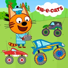Kid-E-Cats: Kids Monster Truck на Андроид — Мод Все машины открыты и отключена реклама