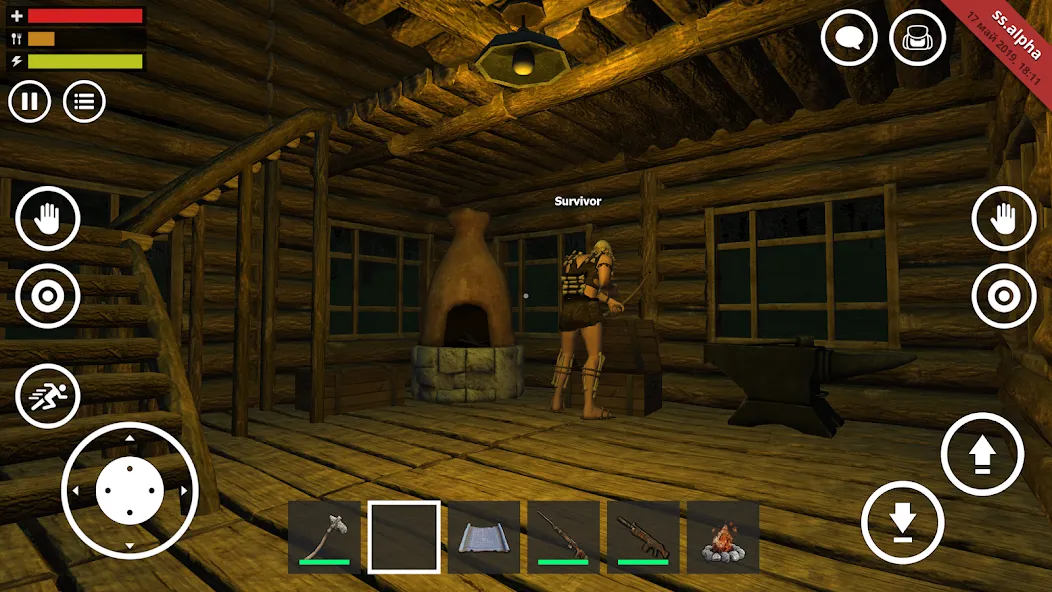 Survival Simulator — Взломанная версия (Много денег и бессмертие) — скриншот 1