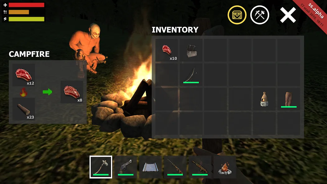 Survival Simulator — Взломанная версия (Много денег и бессмертие) — скриншот 2